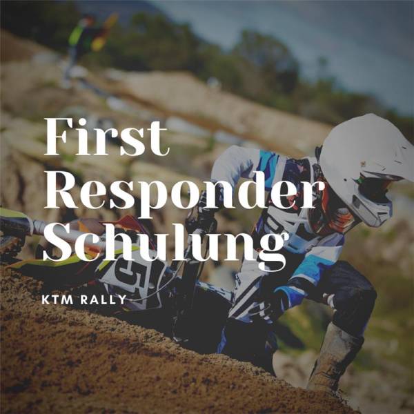 KTM First Responder Schulung Abteilung Enduro